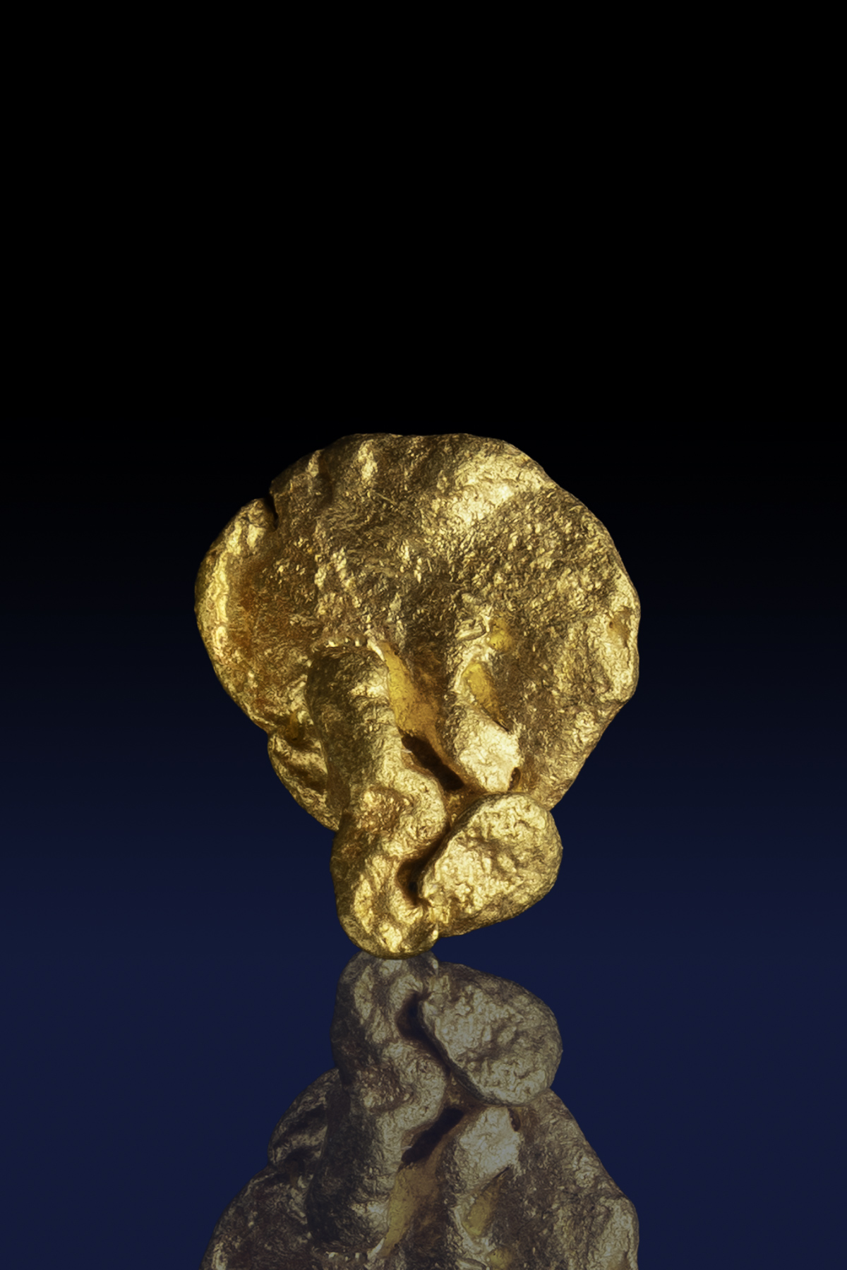 Gleaming Textured Natural Gold Nugget - Australia - 1.65 grams (image for) Gleaming Textured Natural Gold Nugget - Australia - 1.65 grams